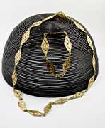 Wonderful Artsy 18K Necklace and  Bracelet Set