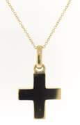 Stunning 18kt Tiny Treasure Cross Necklace