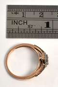 Cute Rose Gold Diamond Ring