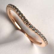 Rose Gold Diamond Band