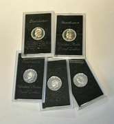 2 Each 1971-74 Proof Ike Silver Dollars