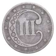 1852 Silver Three-Cent Piece