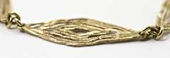 Wonderful Artsy 18K Necklace and  Bracelet Set