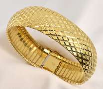 Bold Link Bracelet in Vermeil