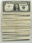 Great lot of 80 Series of 1957 $1 Silver Certificates