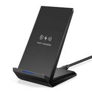 20W Double Coil Fast Qi Wireless Charger Dock Stand