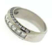 Charming Platinum 2cts Diamond Wedding Band