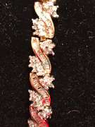 LADIES 14K GOLD BRACELET WITH 4.50 CARATS OF DIAMONDS