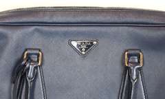 Prado Saffiano Travel Briefcase Baltic Blue
