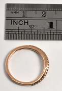 Rose Gold Diamond Band