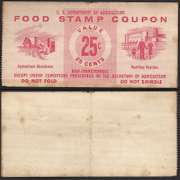 25 Cent Food Stamp Dept of Agriculture