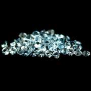 2.39ct vivid platinum blue diamond cut Topaz set