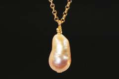 Perfect Pink Pearl Necklacce