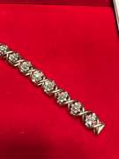 14K YELLOW GOLD DIAMOND BRACELET WITH 7.00 CARATS OF DIAMONDS