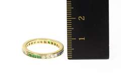 14K Yellow Gold 0.54 Ctw Channel Diamond Wedding Band Ring
