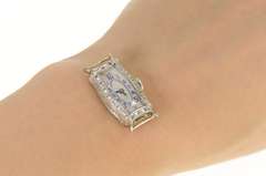 Art Deco Diamond Ornate Abra Watch Co Mvmt. Women's Watch