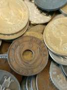 13 Plus Pounds of Mixed Foreign Coins