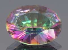 Prismatic! 7.06ct concave cut Mystic Quartz