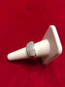14K WHITE GOLD DIAMOND RING