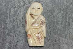 Natural Ivory Hand-Carved Man