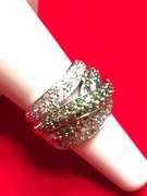 LADIES 14K WHITE GOLD DIAMOND RING