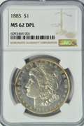 Deep Mirror 1885 Morgan Silver Dollar. NGC MS62 DPL