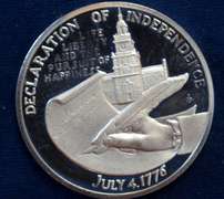 Sterling Silver Thomas Jefferson Medal
