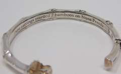 Trendy John Hardy Sterling Silver Bamboo Hoop Earrings