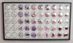 Tray of Colored Stones
