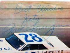 Fred Lorenzen Signed Nascar Post Card