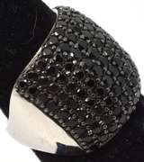 Sterling Silver Black Stone Ring