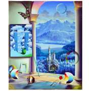 Castle Before the Mountains by Ferjo Original