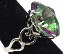 Special Sterling Silver Mystic Topaz Ring