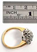 Flashy Diamond Cluster Ring