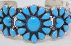 Sterling Silver Turquise Cuff Bracelet