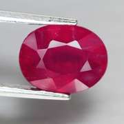 Vivid blood red 3.16ct Ruby from Madagascar