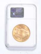 MS65 1908-NM $20 St Gaudens Gold Double Eagle Wells Fargo NV Gold NGC
