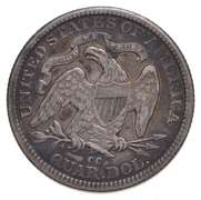 1878-CC Seated Liberty Quarter