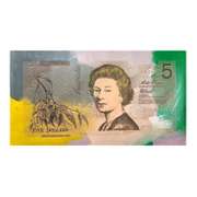 Australia money state one by Steve Kaufman (1960-2010)