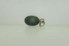 Silver-Tone Color Stone Pendant