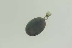 Silver-Tone Color Stone Pendant