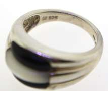 Sterling Silver Mother Of Pearl Ring