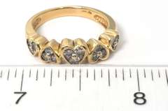 Precious Diamond Heart Ring in 14KT Yellow Gold