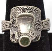 Sterling Silver Horse Saddle Ring