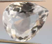 Gem grade 19.66ct pear cut Quartz