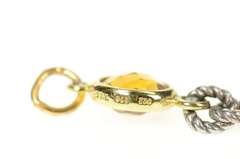 18K Yellow Gold David Yurman Peridot Topaz Citrine Charm/Pendant