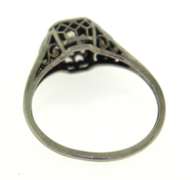 Vintage 18kt Old Mine Cut Diamond Ring