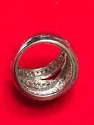 LADIES 14K WHITE GOLD DIAMOND RING