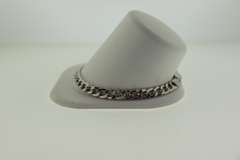 14K White Italian Milor Curb link Bracelet