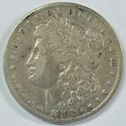 Very scarce key date 1892-CC Morgan Silver Dollar